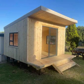 Sleek Cabin 4m x 4m (16m2) Knotty Pine