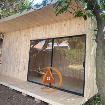 Sleek Cabin 4m x 6m (24m2) Knotty Pine