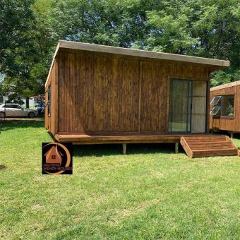 Sleek Cabin 6m x 6m (36m2) Knotty Pine